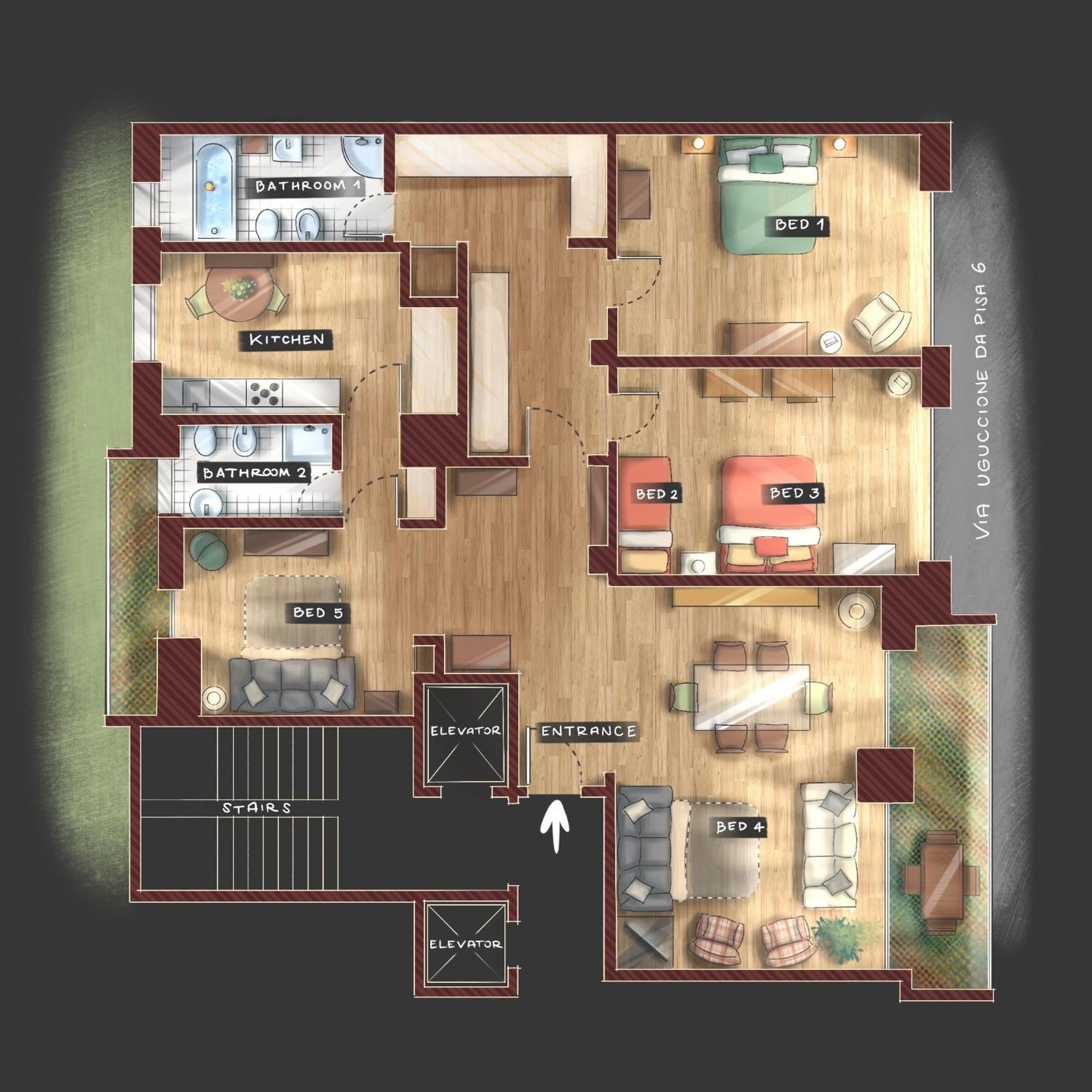 Апартаменты Luminous Stylish Quiet 150M2, Tre Torri Милан Экстерьер фото